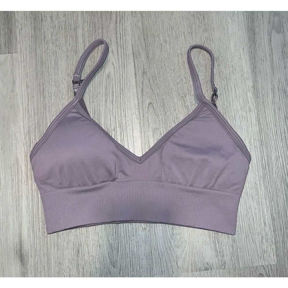 Lululemon Ebb To Street lilac convertible sports bra